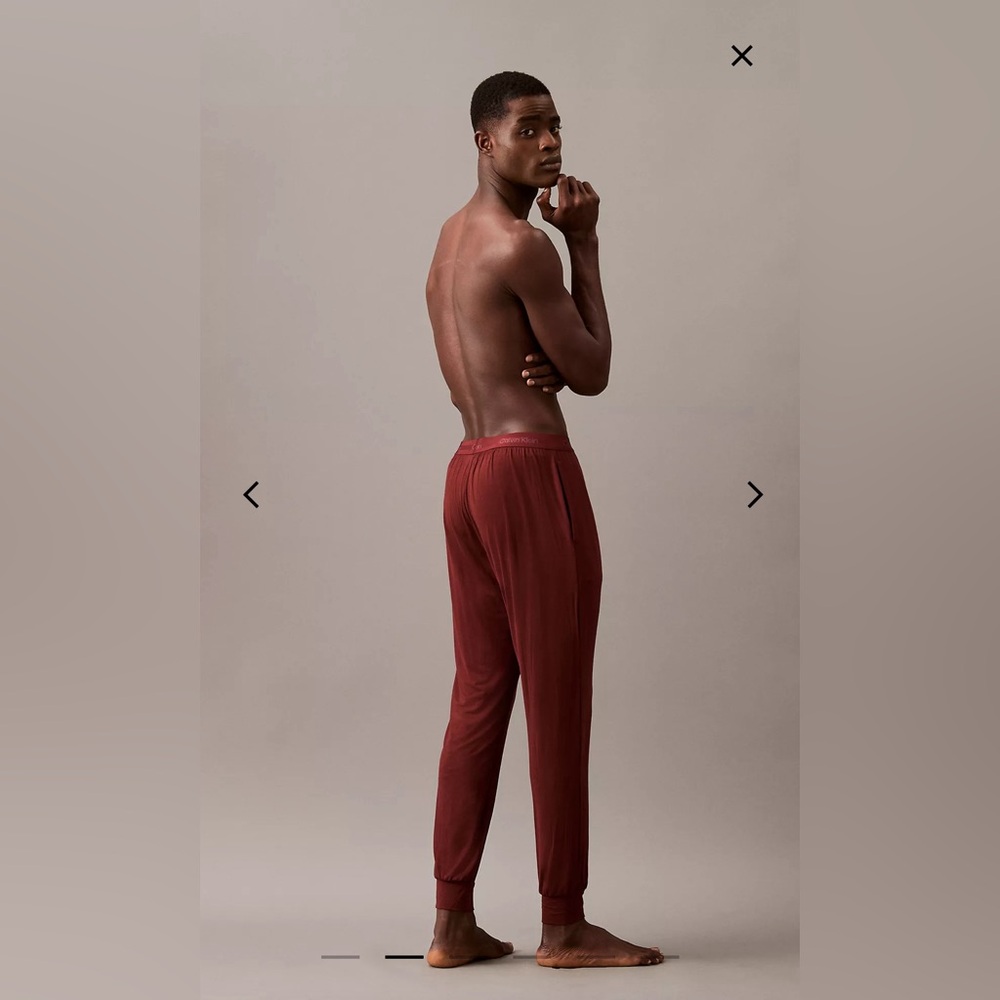 Calvin Klein Maroon Sweatpants